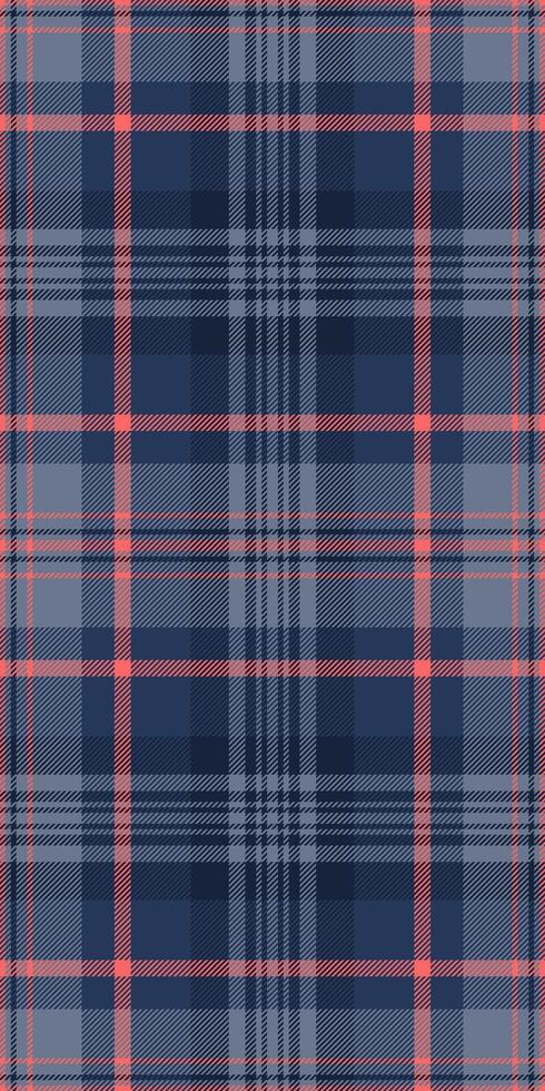 Single plaid fabric, perfection textile check tartan. Woman background texture seamless pattern in pastel and blue colors. vector