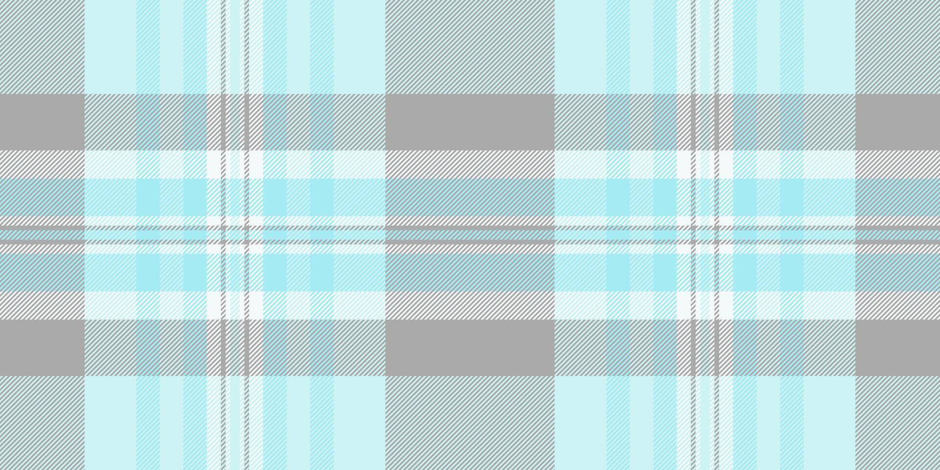 Customized seamless texture plaid, patterned background textile. Difficult tartan pattern check fabric in light and dark gray colors. vector