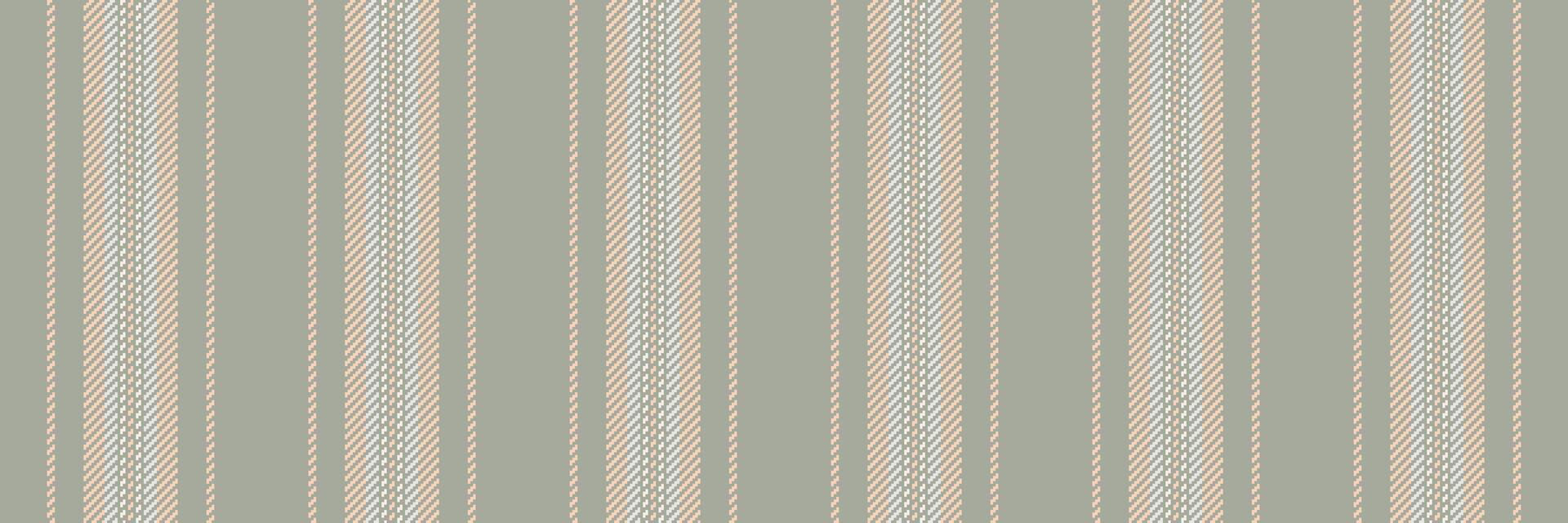 Trim stripe vertical textile, floor lines texture . Furniture fabric seamless pattern background in pastel and light colors. vector