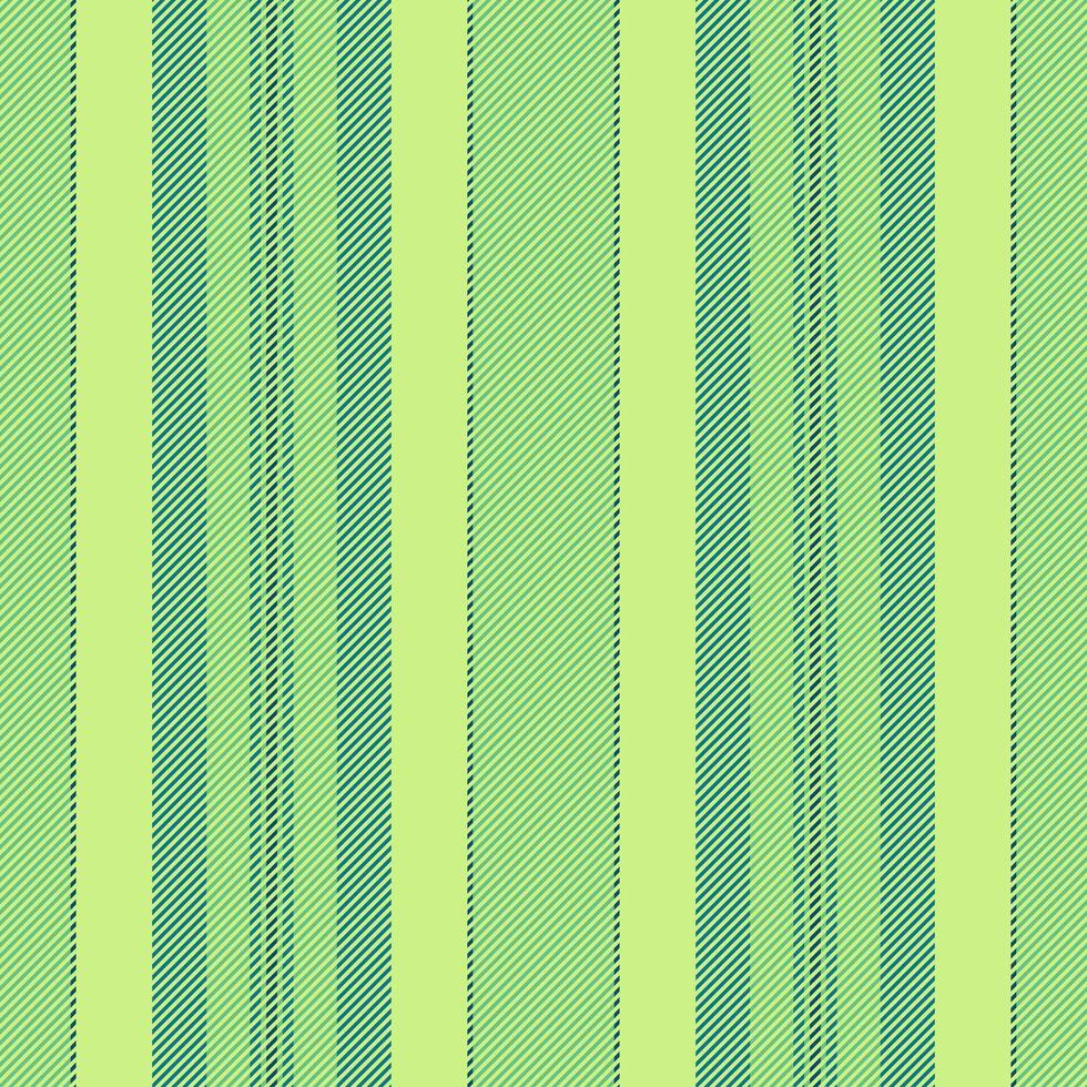 Hulti seamless texture background, hotel textile pattern . Sultural stripe fabric lines vertical in green and cyan colors. vector