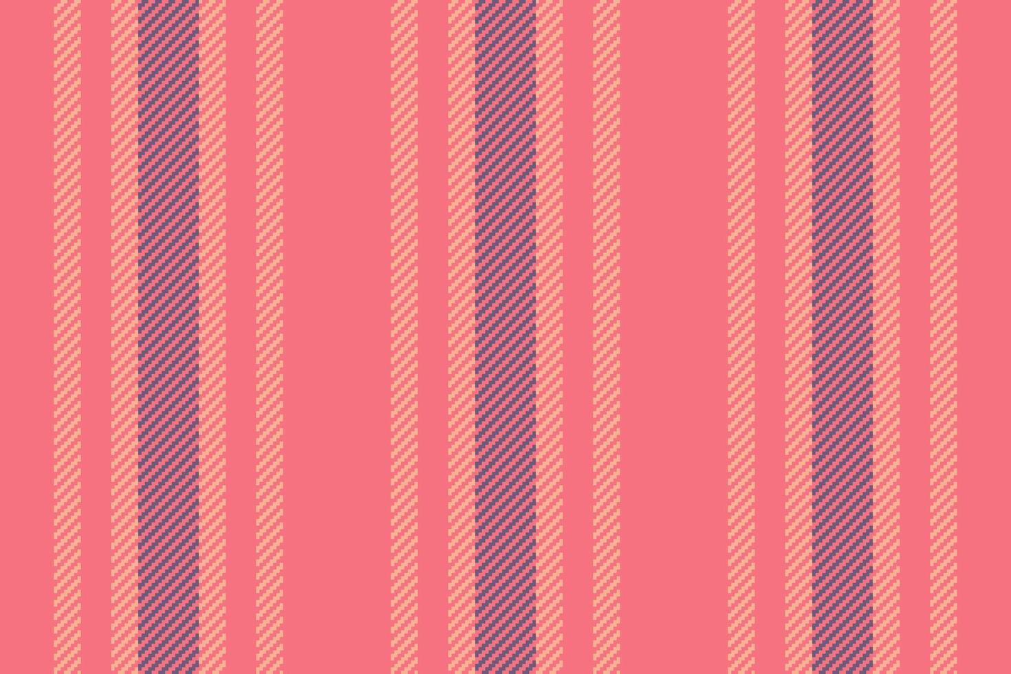 Choice vertical pattern seamless, pretty background fabric texture. Valentine textile stripe lines in red and orange colors. vector
