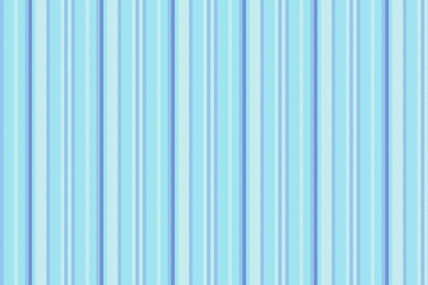 Blank vertical fabric texture, tie pattern seamless stripe. Oriental textile lines background in cyan and mint cream colors. vector