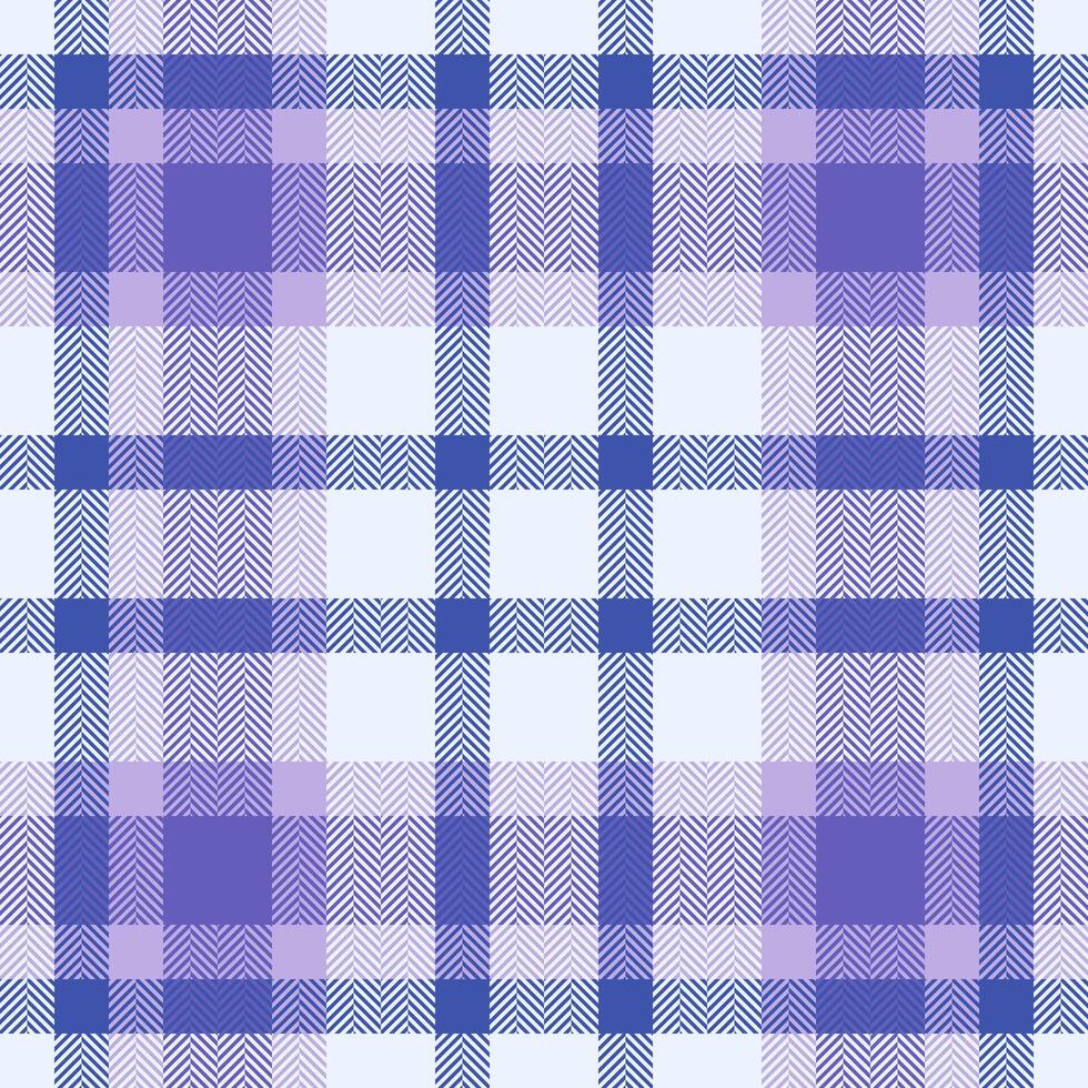 Elegant herringbone plaid pattern in soft purple and blue hues on a white background. Perfect for textile design, fashion, home decor, and stationery projects. vector