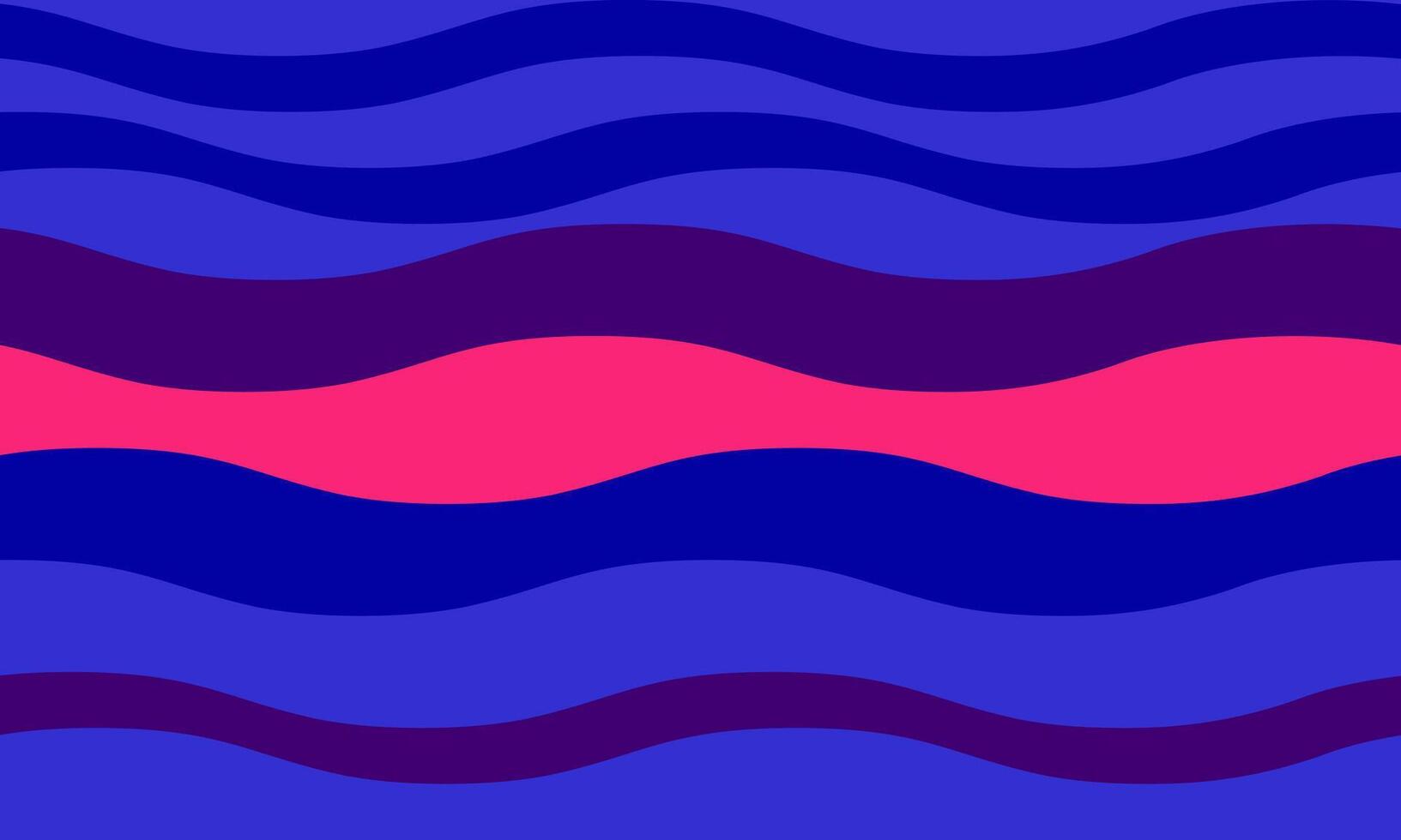 Vibrant abstract wave pattern in bold blues and pink. Perfect for backgrounds, website design, or textile prints. This dynamic graphic evokes feelings of movement, energy, and fluidity. vector
