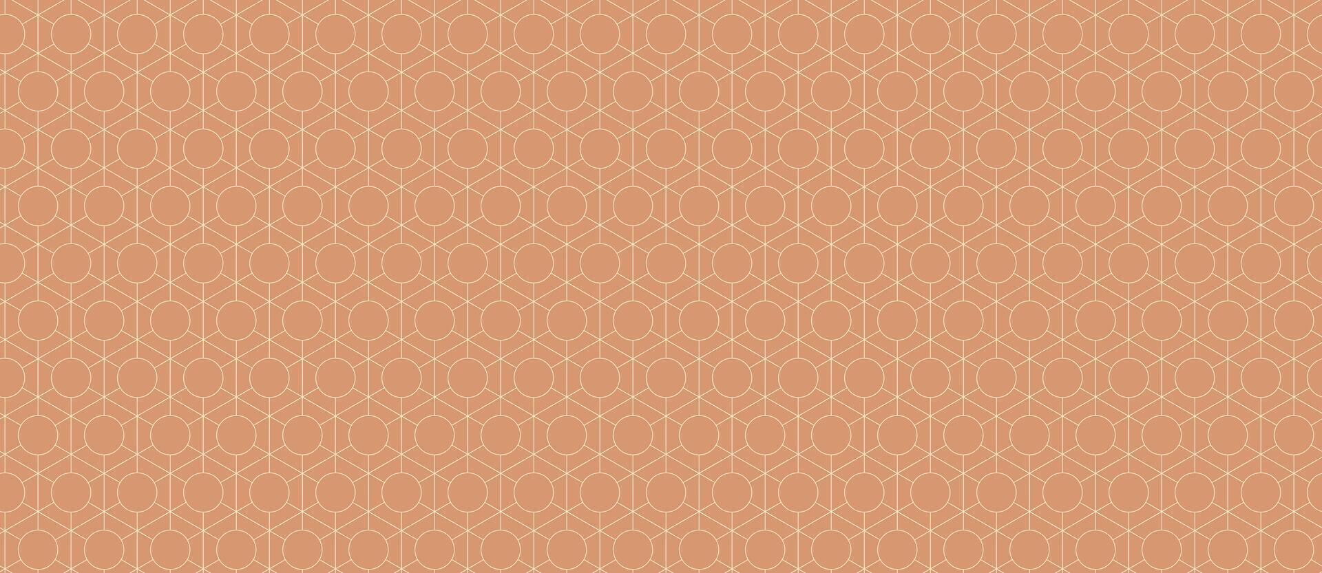 Subtle peach hexagon pattern. Elegant geometric design, ideal for backgrounds, textures, website design, or print projects. Represents order, connection, and modern aesthetics. vector