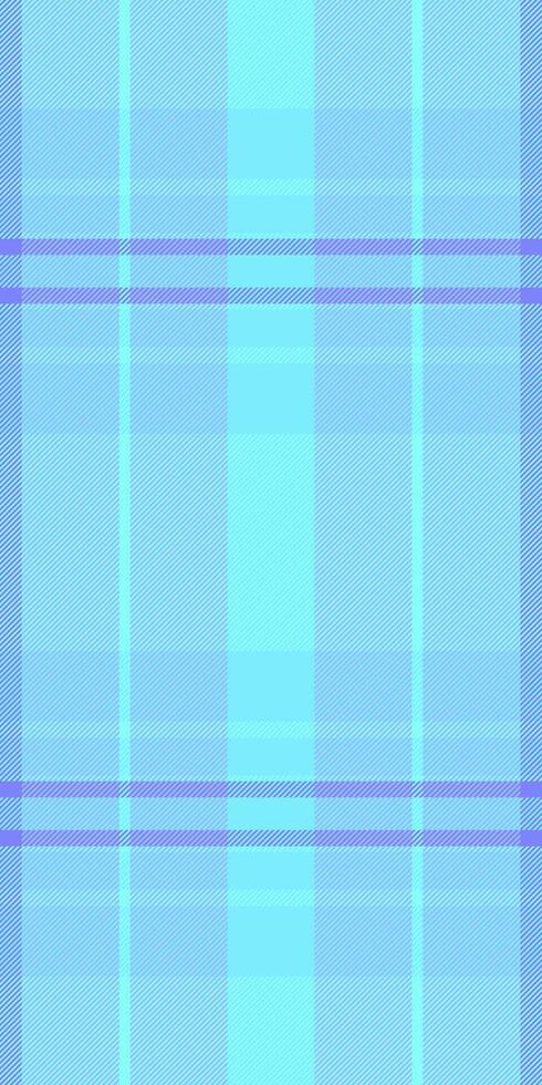 Dimensional background texture plaid, neutral seamless pattern. Stage check fabric textile tartan in blue and teal colors. vector