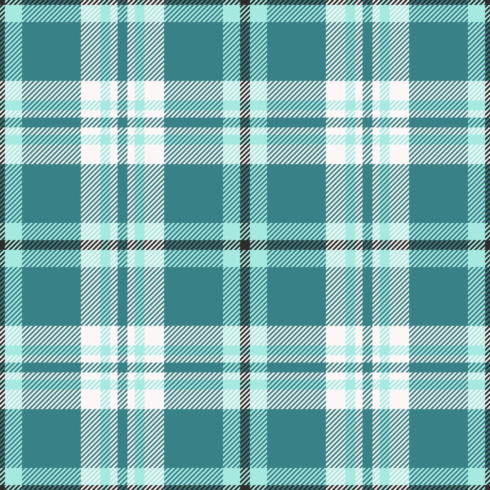 Elegant teal and white plaid pattern. Perfect for textile designs, website backgrounds, or adding a touch of sophisticated style to your projects. vector