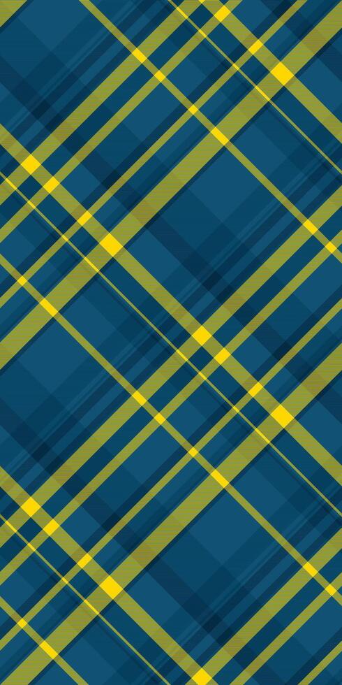 Abstract diagonal plaid pattern in teal and gold. Perfect for textile design, website backgrounds, or modern branding. A vibrant, energetic image representing sophistication and style. vector