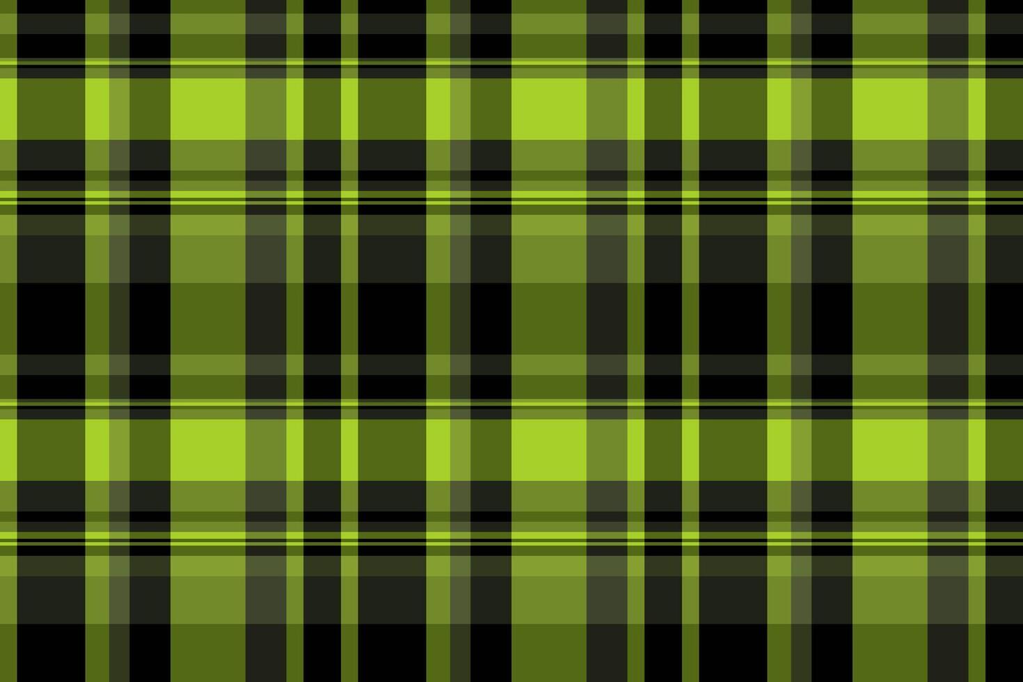 Vibrant lime green and black plaid pattern. Perfect for textile design, website backgrounds, or fashion projects. vector