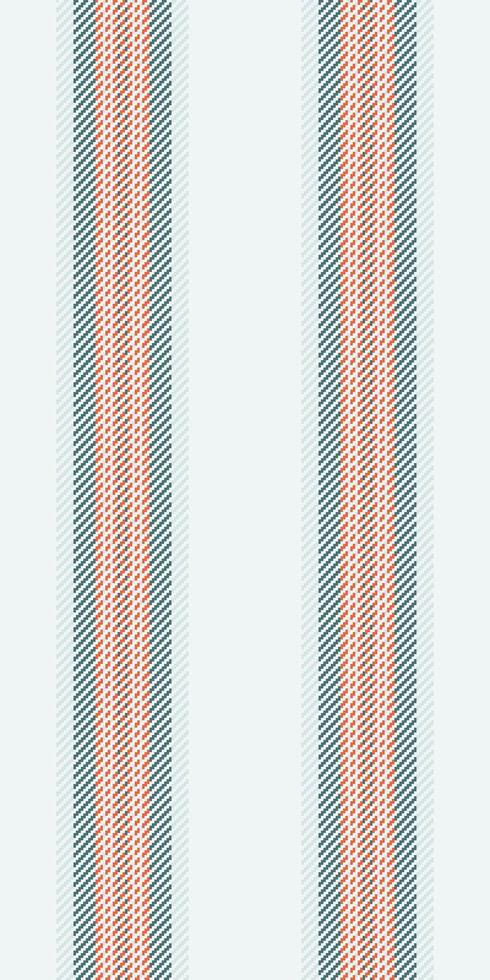 Eining lines fabric vertical, print stripe textile texture. Relebrate seamless pattern background in white and cyan colors. vector