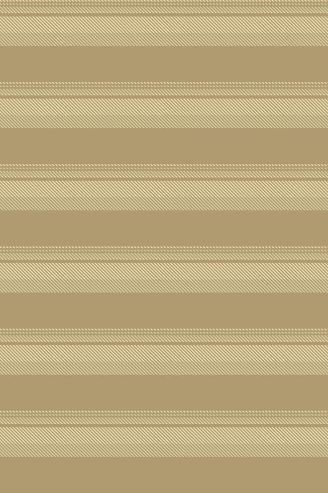 Lull pattern texture textile, outline seamless stripe . Nool vertical fabric background lines in light and amber colors. vector