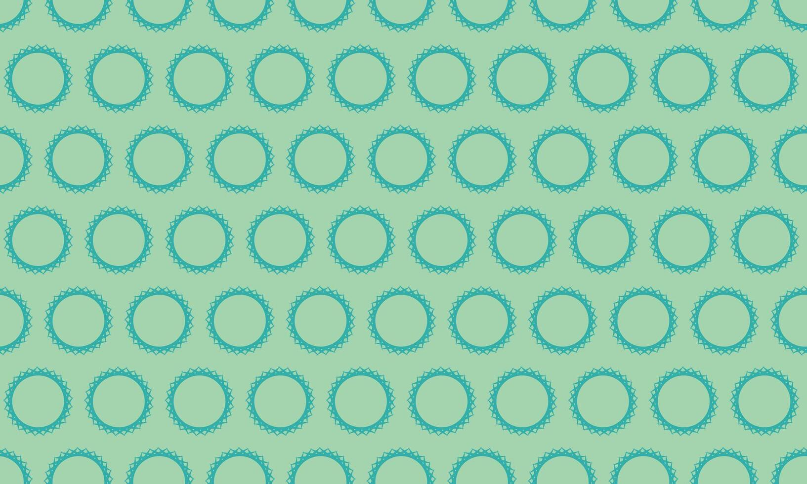 Seamless teal circle pattern. Elegant geometric design ideal for website backgrounds, textiles, or packaging. Repeating motif creates a calming, sophisticated aesthetic. vector