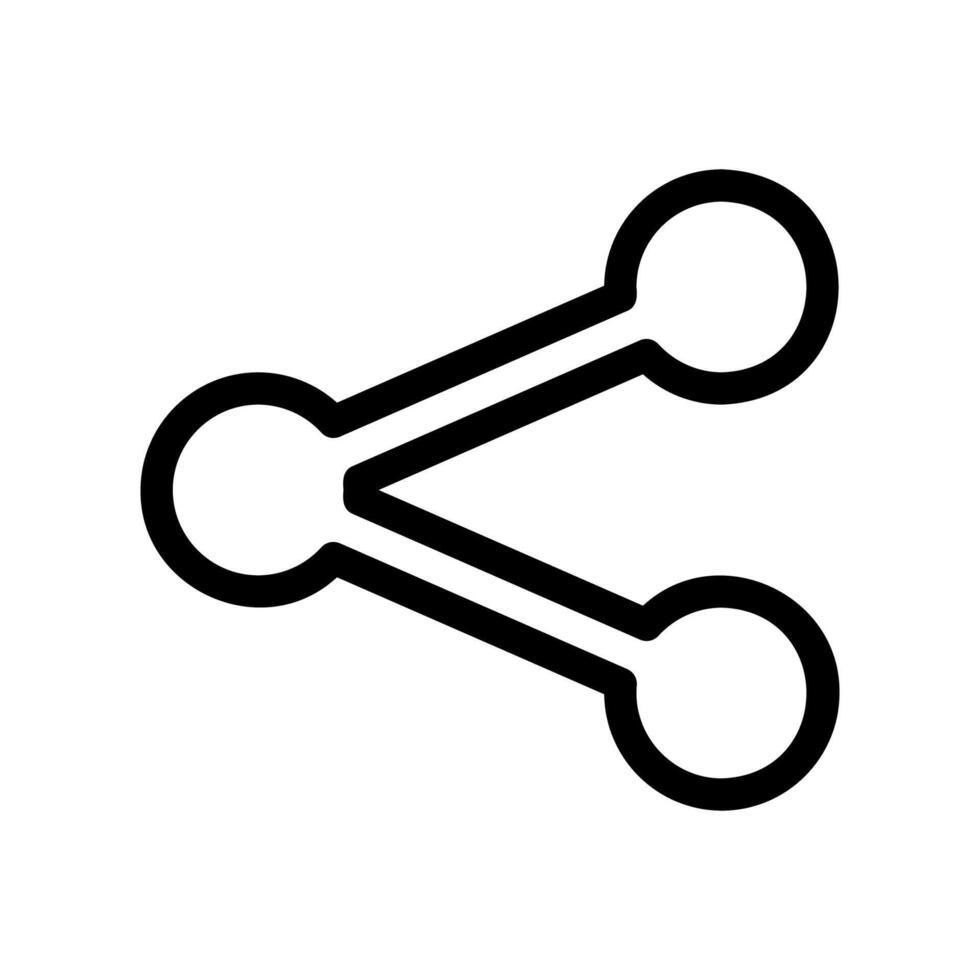 Network connection symbol for sharing information or content online icon vector