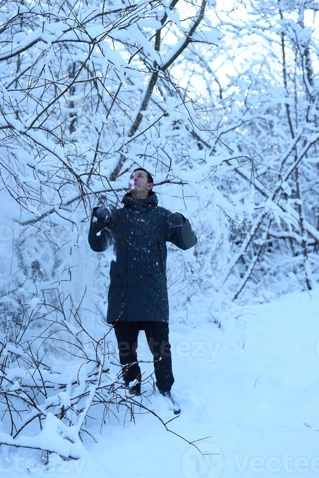 In a Winter Wonderland Finding Serenity in an Enchanting Snowy Landscape This Season photo