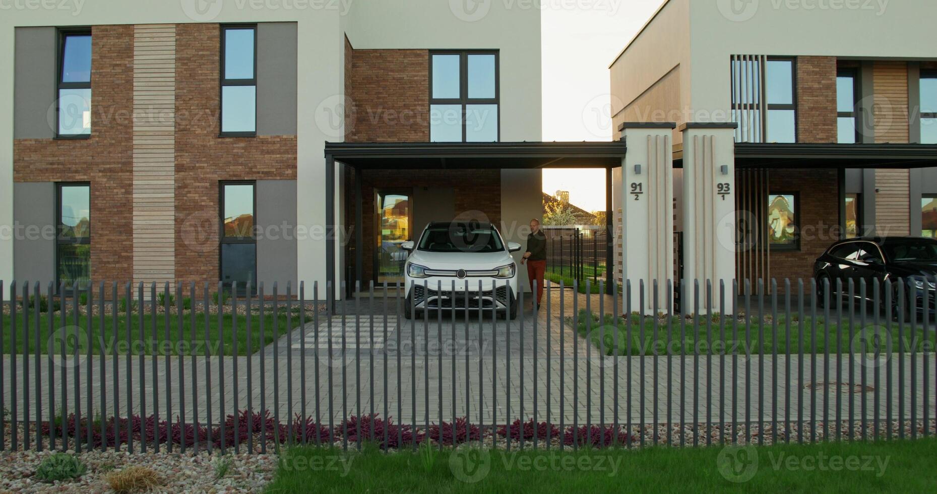 A fence with a gate photo