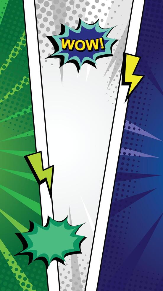 Orange and Yellow Background panel comic manga panel pop art style. with retro style, trendy and creative for social media, poster and book magazine vector
