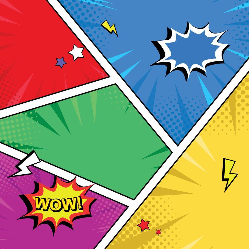 Fight scene Background panel comic manga panel pop art style. with retro style, trendy and creative for social media, poster and book magazine vector