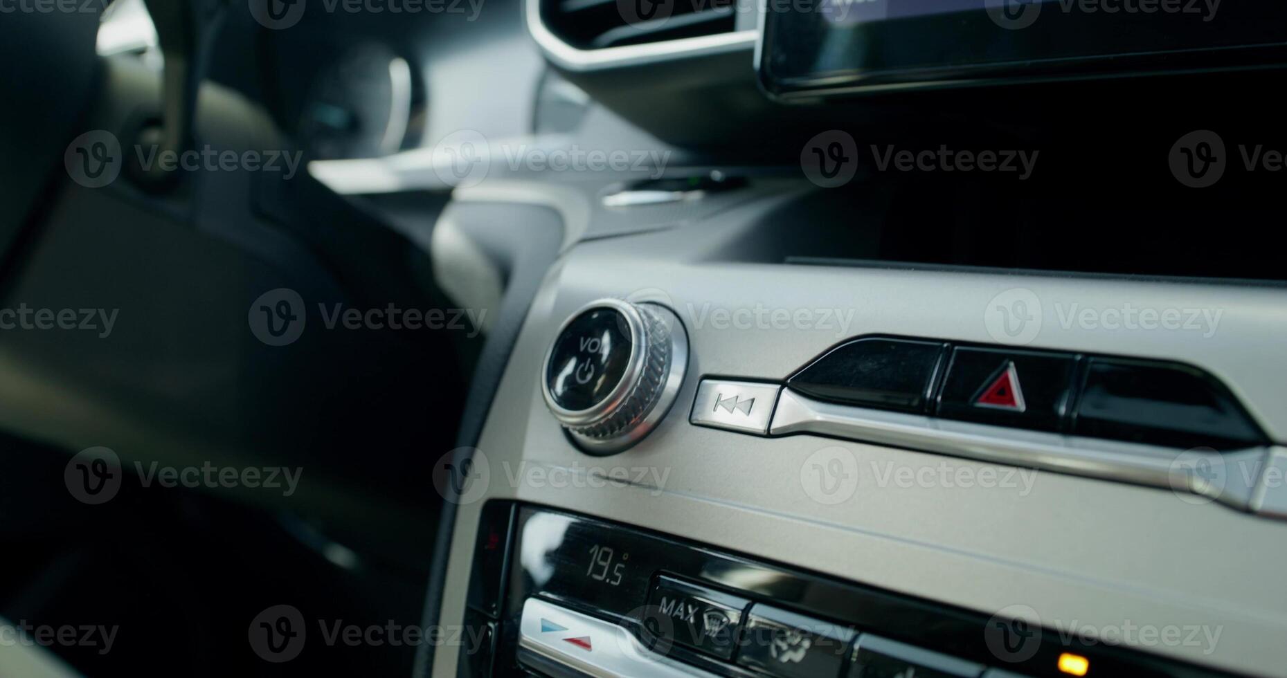 Audio panel in the car photo