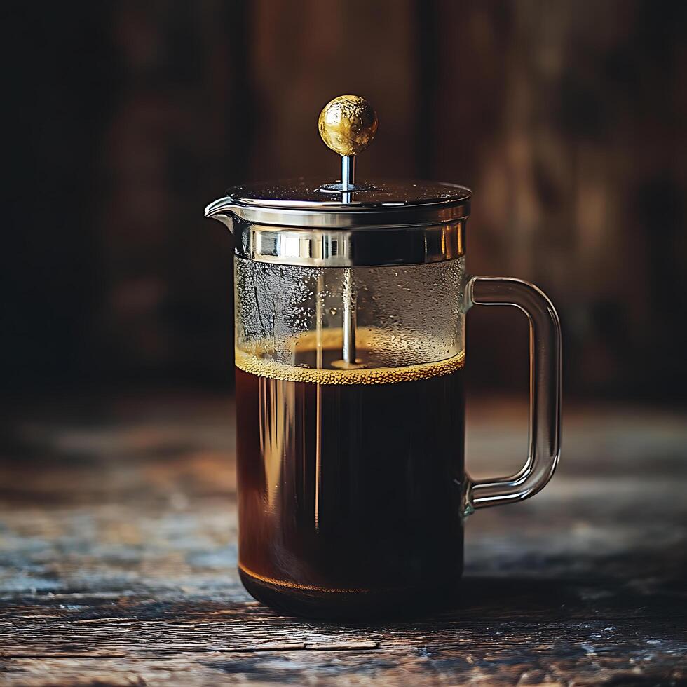 Classic French Press Coffee Maker photo