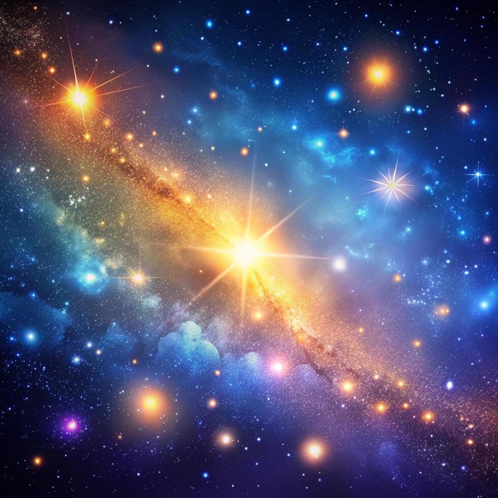 An image of the milky way galaxy with stars photo