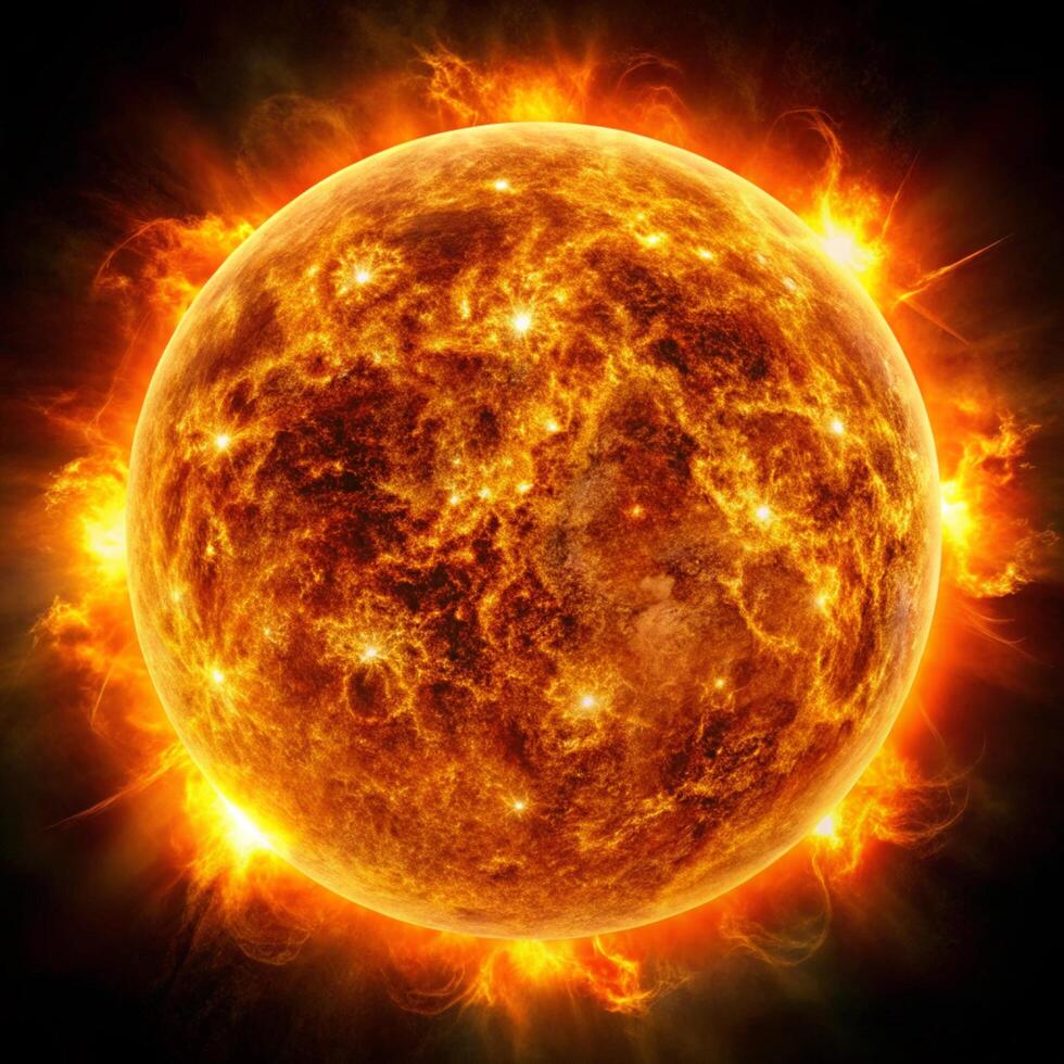 The sun is shown in this image photo