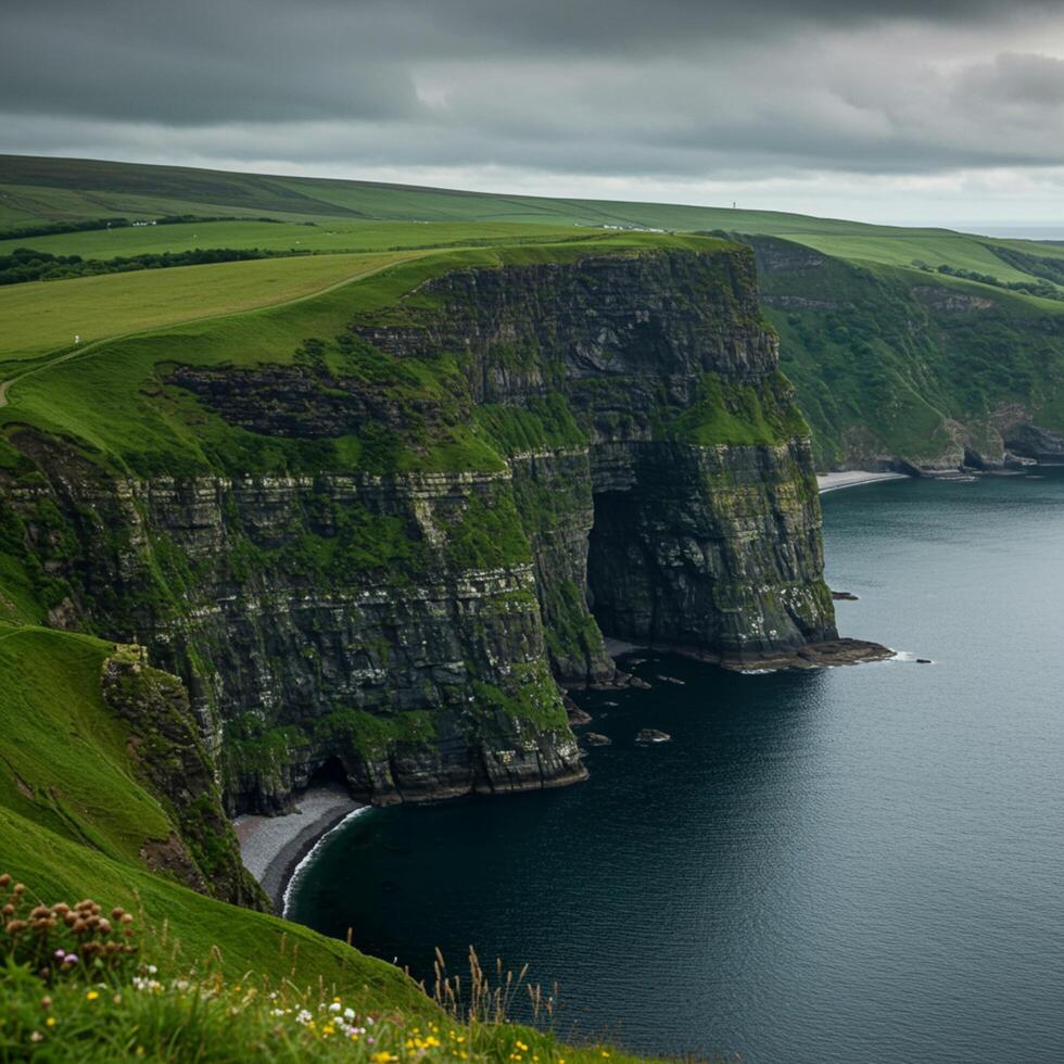 A large body of water photo
