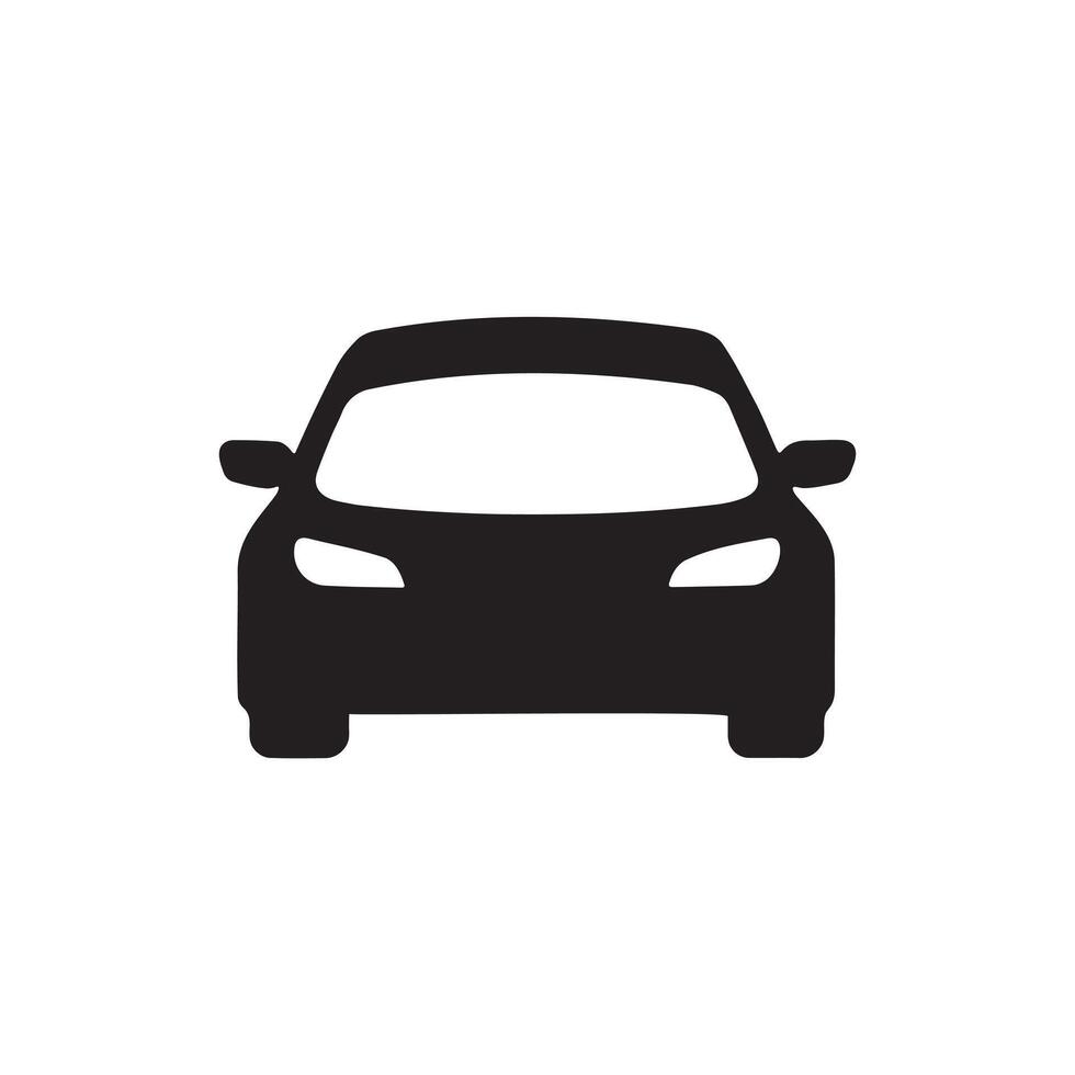 Modern Car Icon Design for Graphic Design Project vector