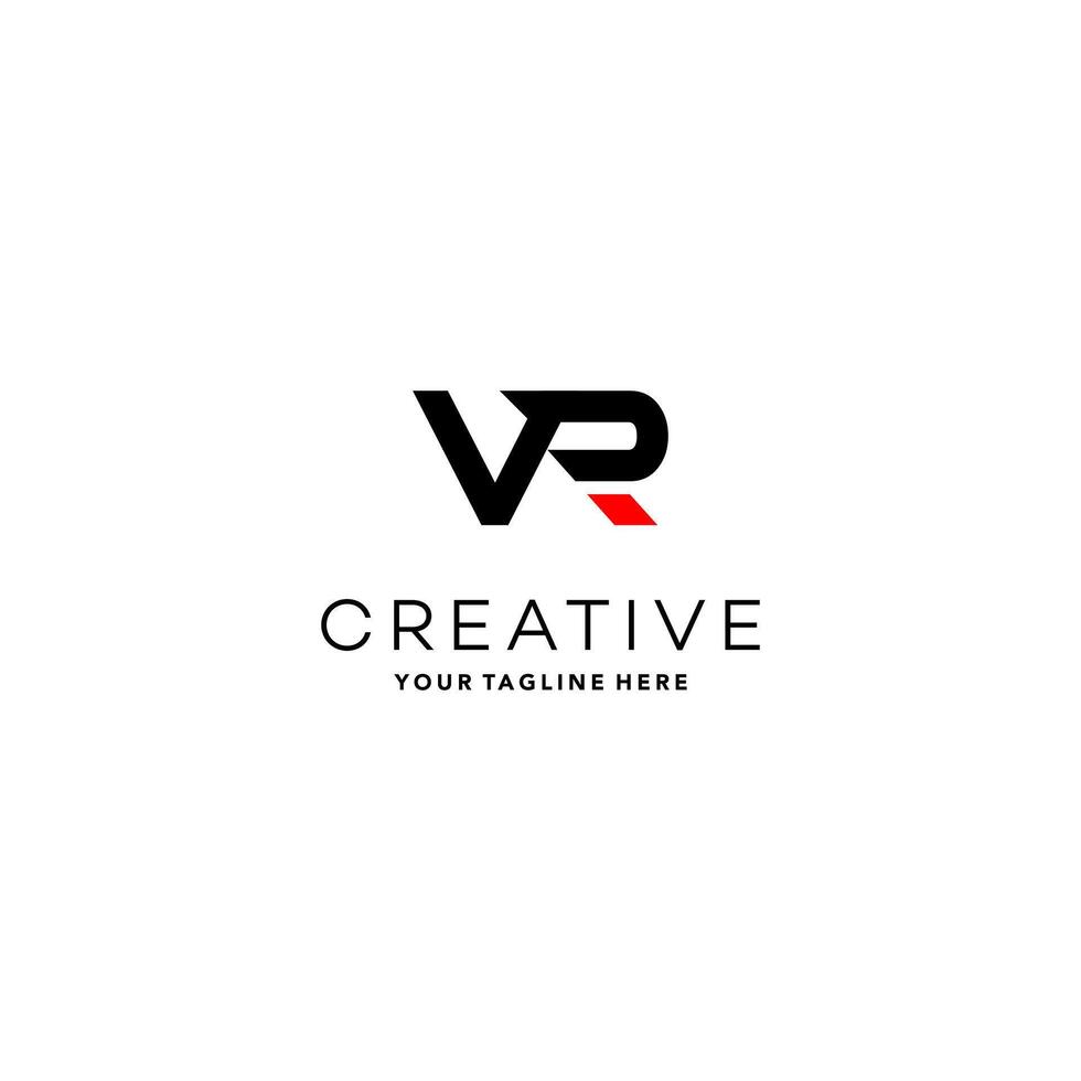 VR Letter Initial Logo Design Template, , icon, suitable for your design need, logo, illustration, animation, etc. vector