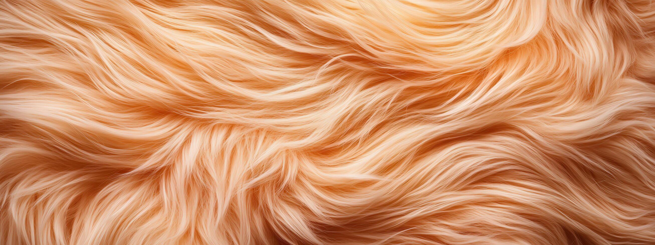 A close up of a fuzzy fur texture photo