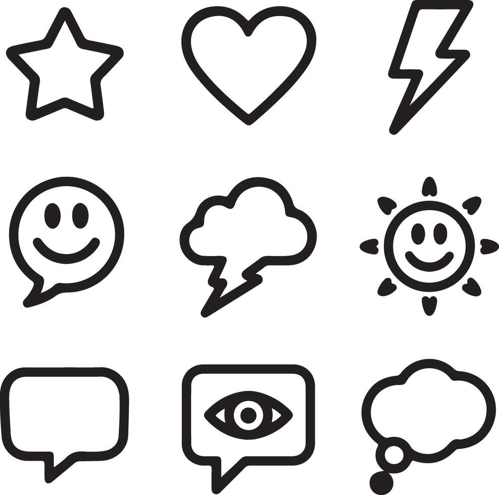 Minimalist speech bubble icon, silhouette, perfect for messaging apps or conversations vector