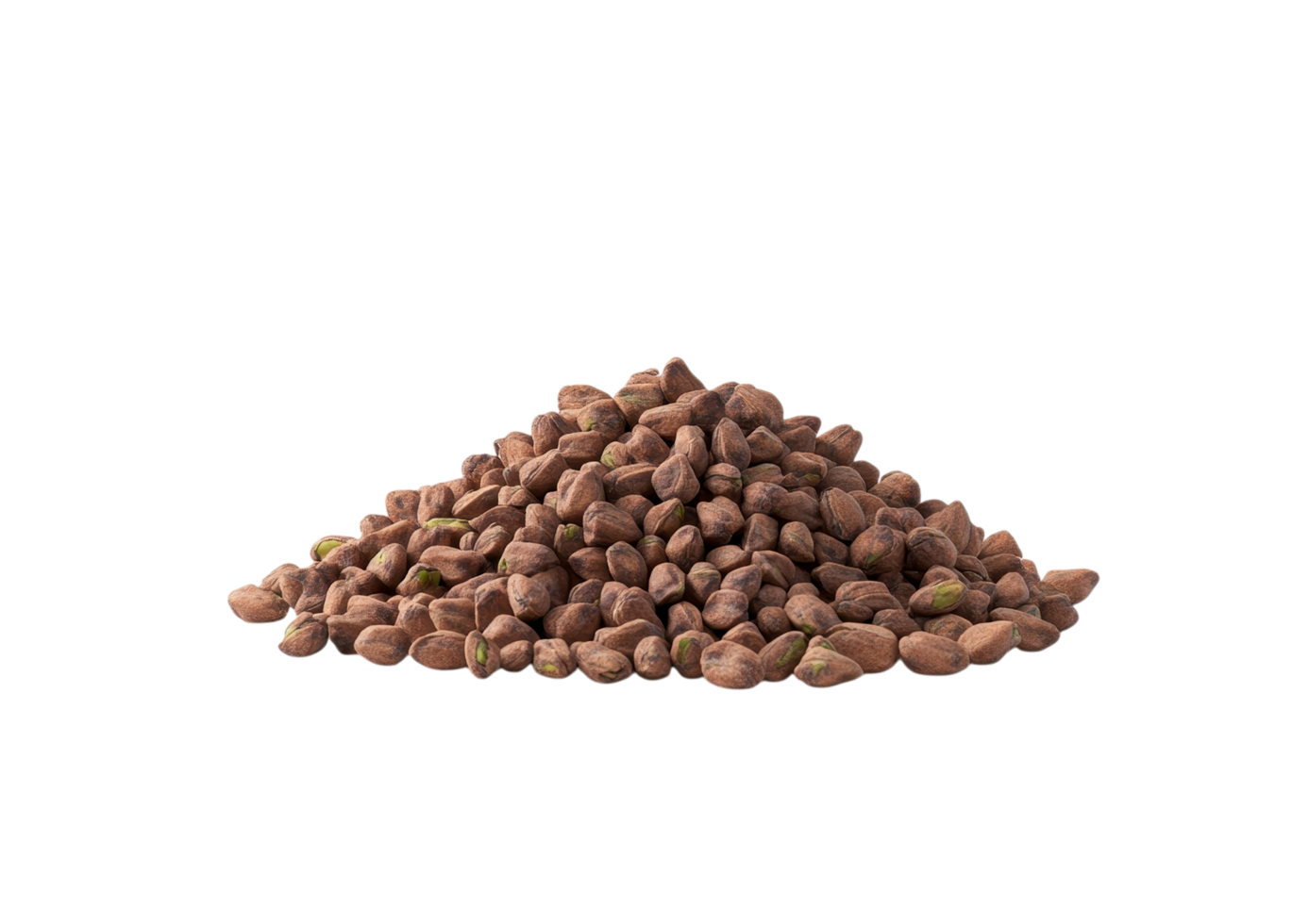 Pile of Brown Roasted Coffee Beans with a Rich Texture. Isolated on a Transparent Background png