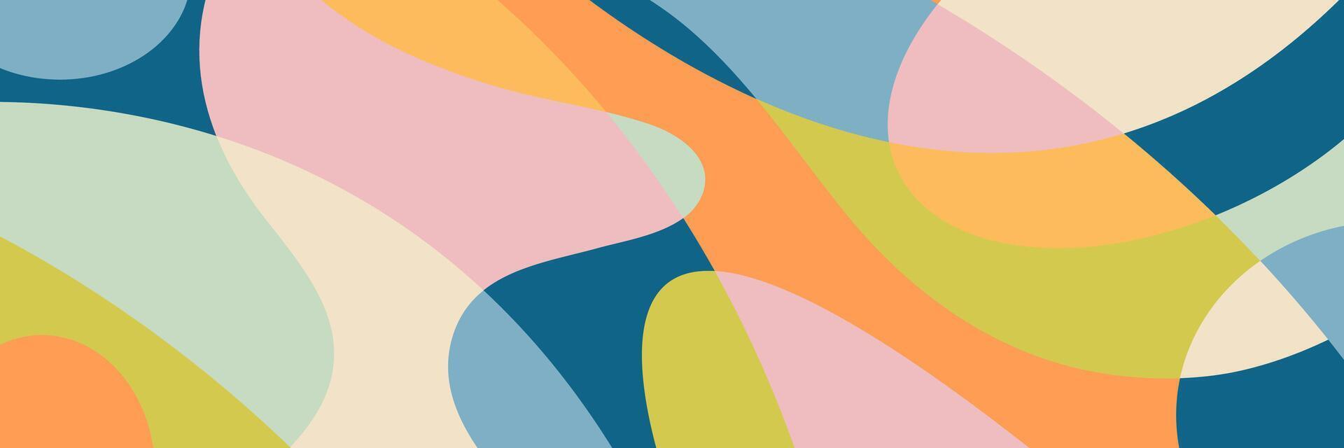 Art drawing with abstract shape. Abstract Art design for print vector