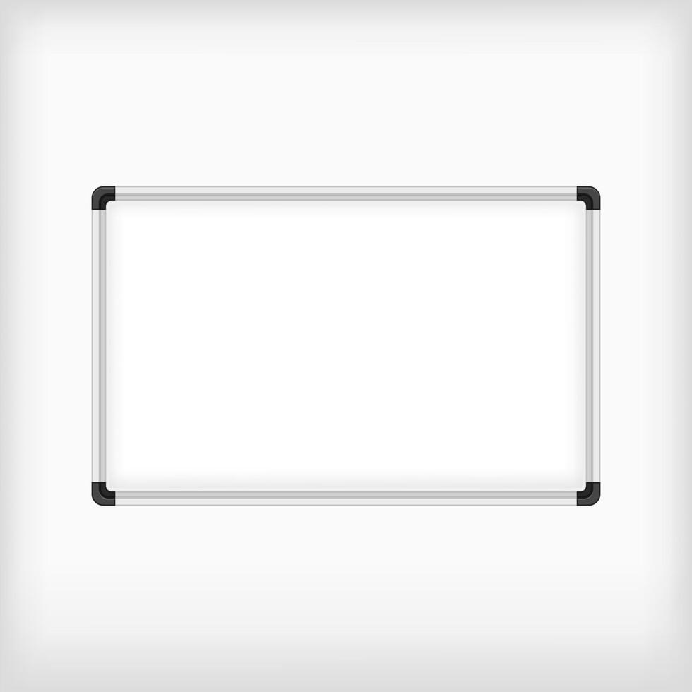 White Marker Board vector