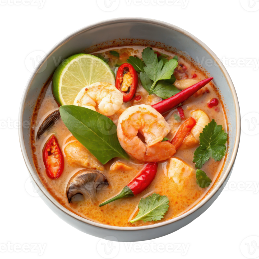 Tom Yum Goong Spicy and Sour Thai Shrimp Soup png