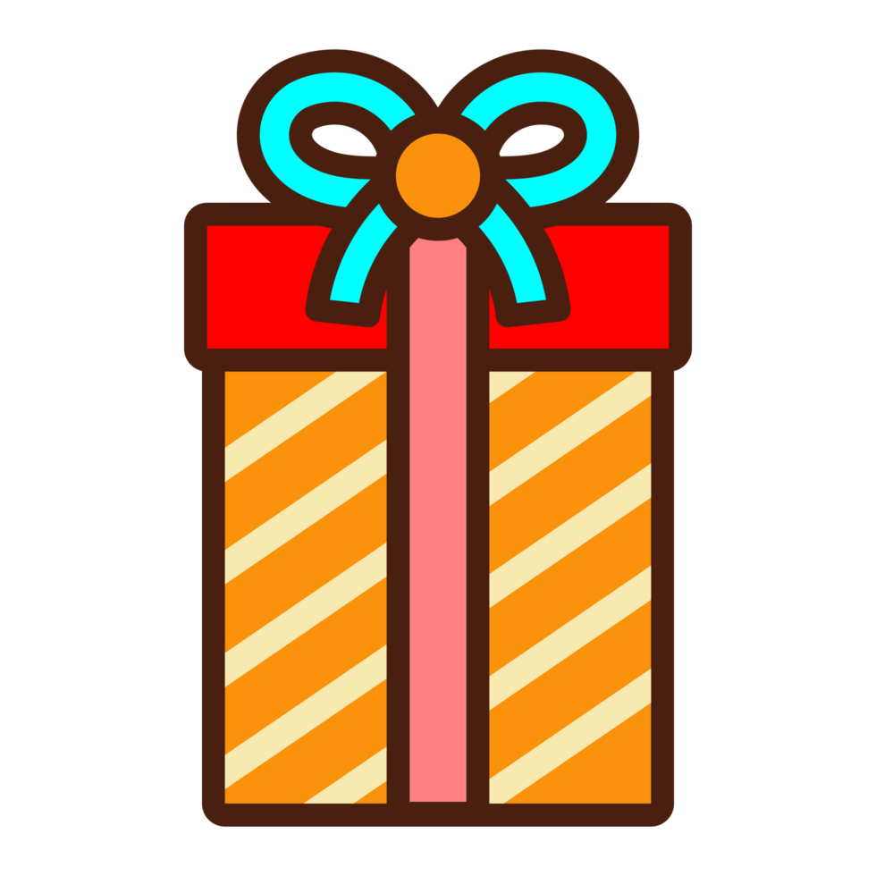 Colorful Gift a Box Icon png