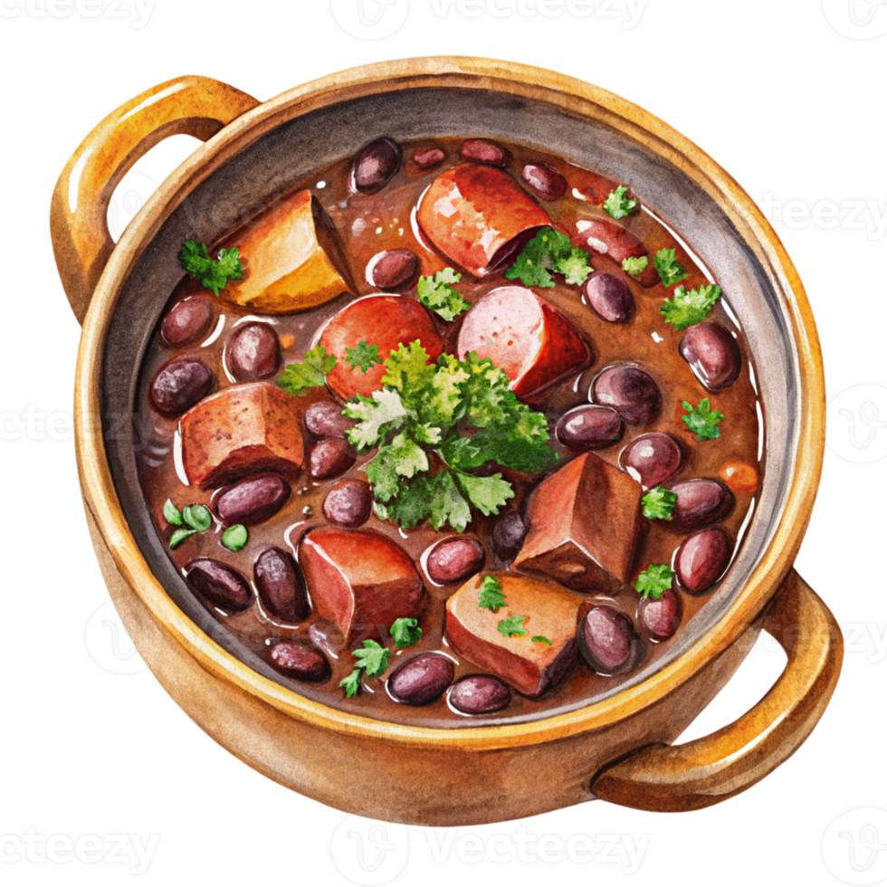 A bowl of chili with beans and meat png