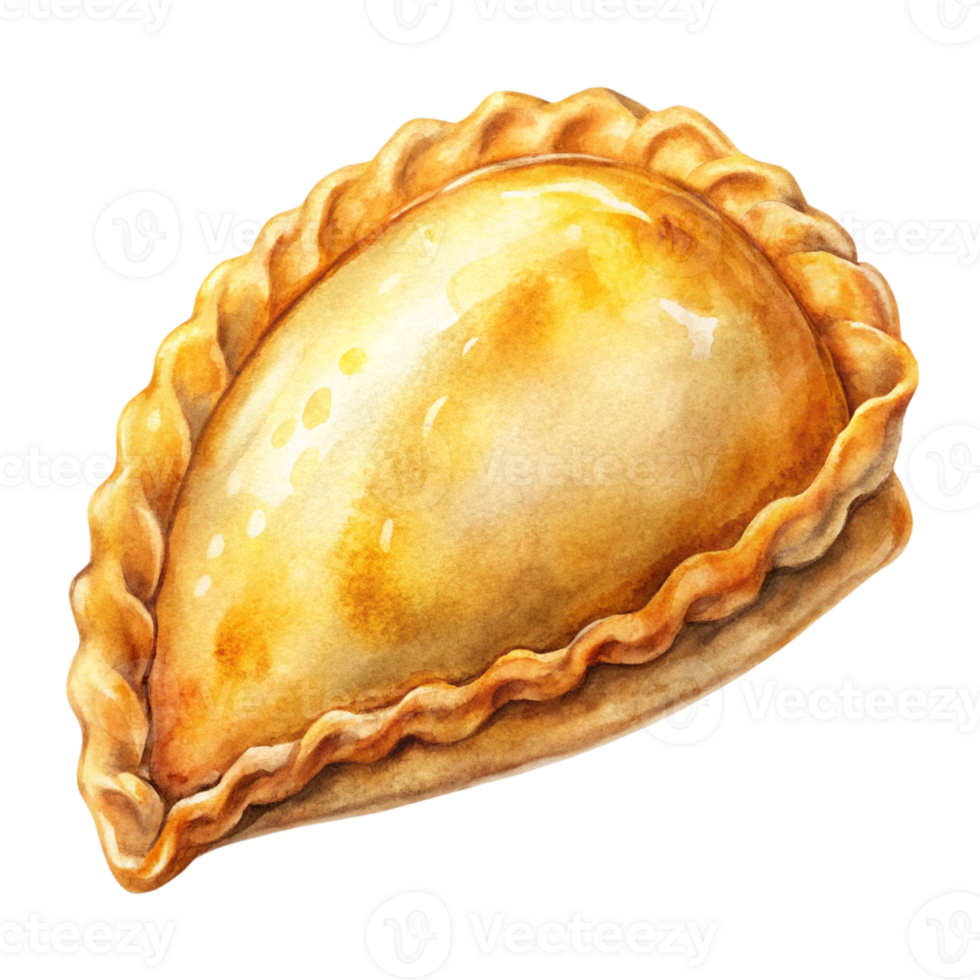 A watercolor illustration of a pastry png