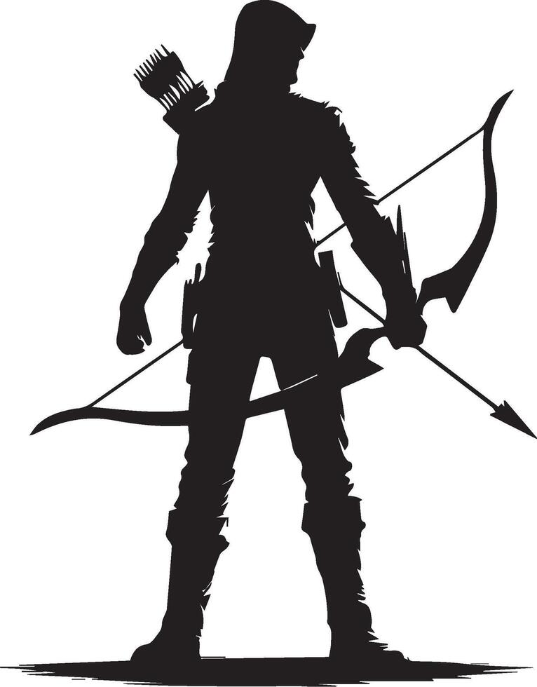 Elegant silhouette figure graphic vector