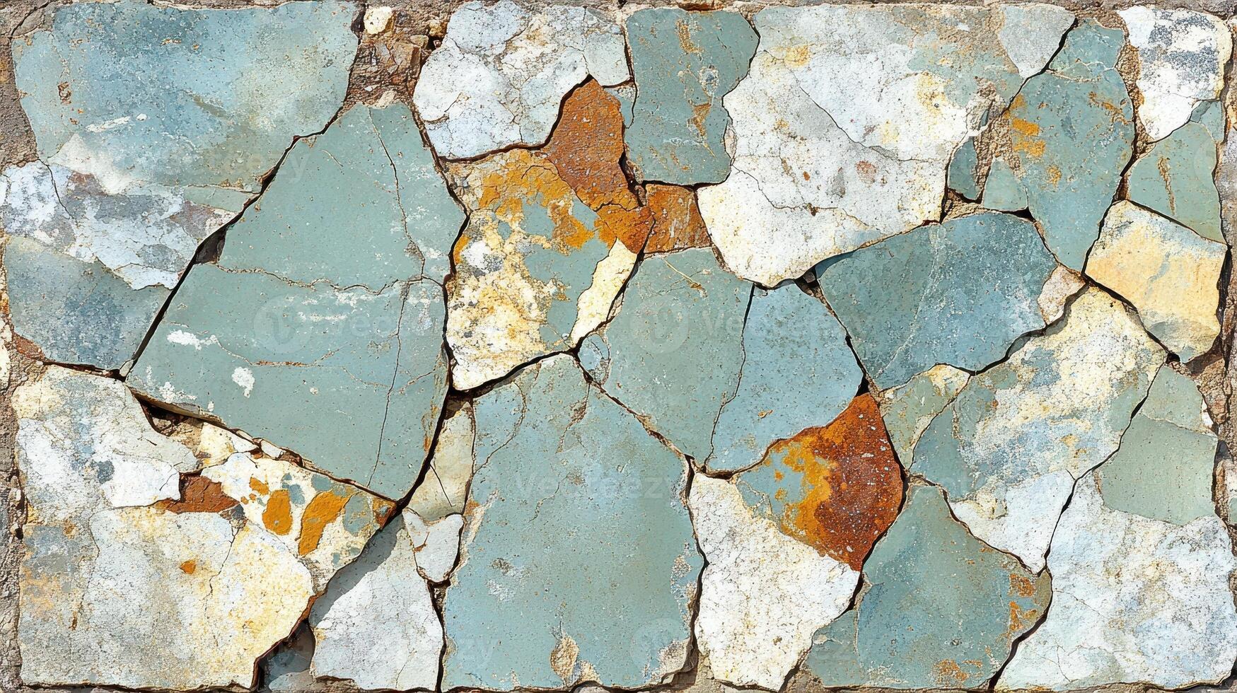 Irregular stone wall texture, outdoors, close-up, design background photo