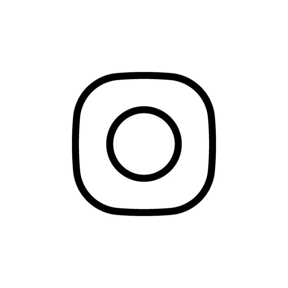 Camera icon simple style Isolated illustration on transparent background vector