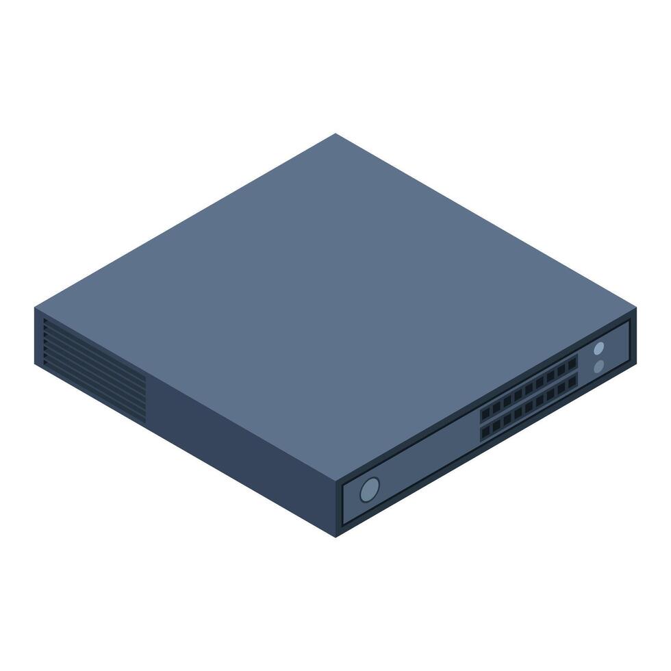 Server racks. Server boxes isolated. Network server room. Computer network technology. illustration vector