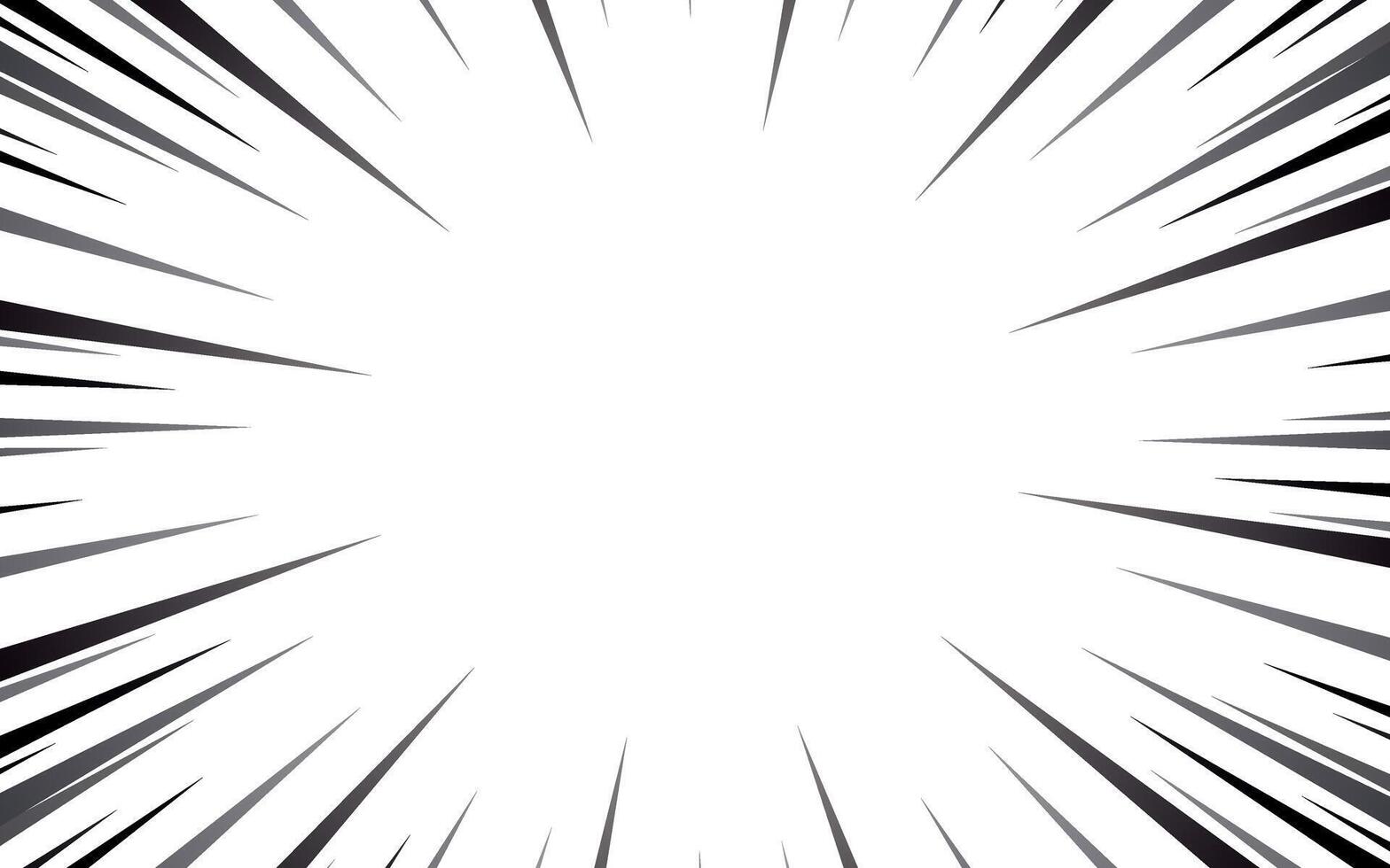 Vintage pop art superhero comic background. comic background with flash halftone pattern and circle texture. Black and white explosion background. vector