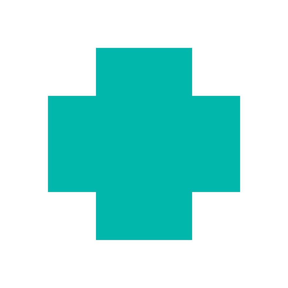 Bold Brutalist Abstract Shape. Geometric symbol of brutalism. Flat design element, modern icon, y2k aesthetic, perfect for graphic projects, decoration, and contemporary art applications. vector