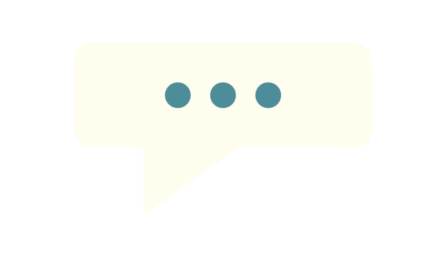 Chat bubble with message icons in a flat style. Mobile phone serves to facilitate communication through a user application. User interacts using smartphone for messaging, social media, and online vector
