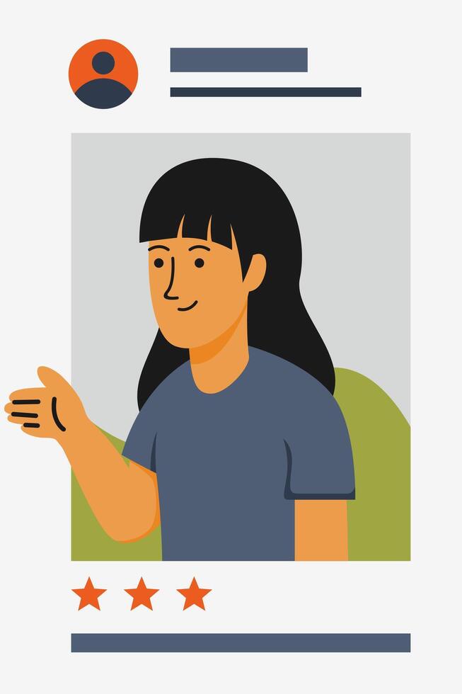 Social Media Screen vector