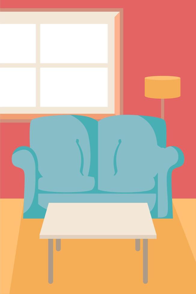 Interior Simplicity Room vector