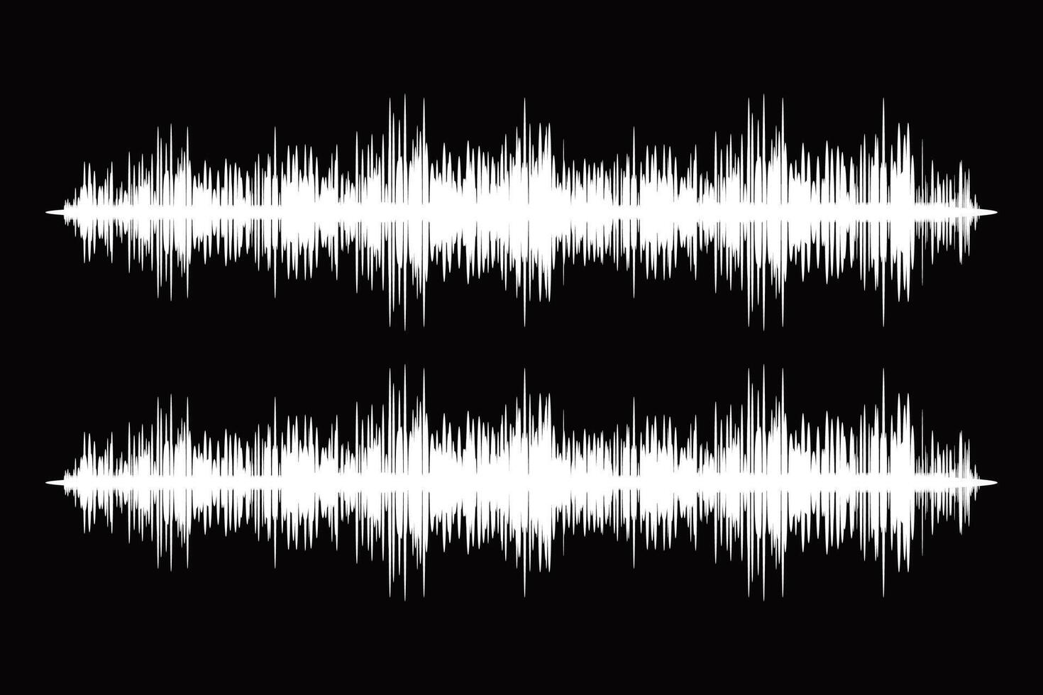 sound waves, digital music equalizer, design vector