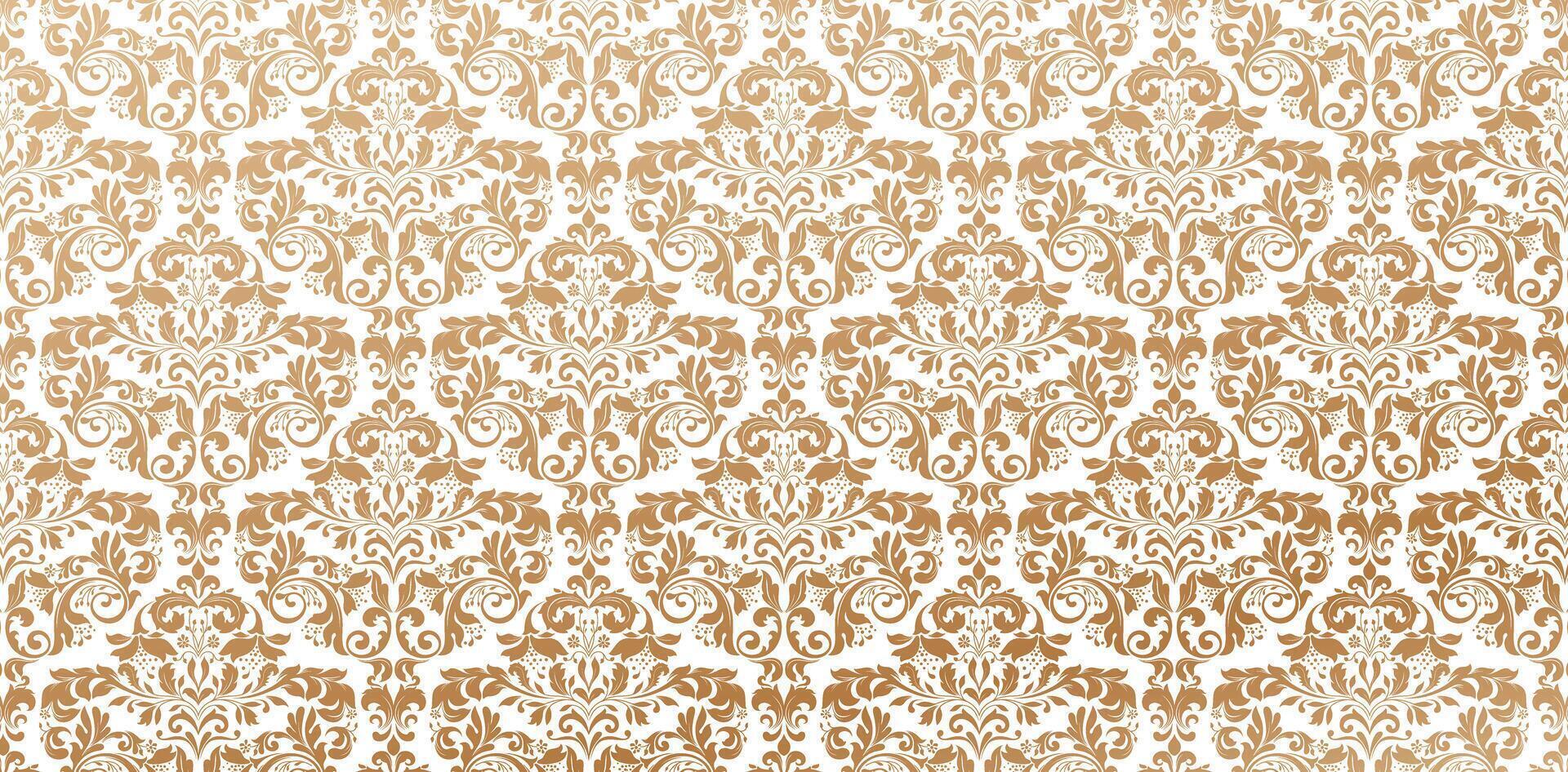 gold wallpaper with an ornate pattern isolated white backgrounds for wallpaper the bedroom, patterned fills, webs pages, surface textures, books covers, fabric prints, wrapping papers vector