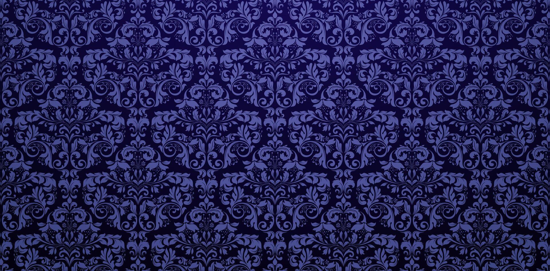 Seamlessly damask wallpaper pattern dark blue fabric knitted textured for wallpaper the bedroom, patterned fills, webs pages, surface textures, books covers, fabric printing textile, prints tiles vector