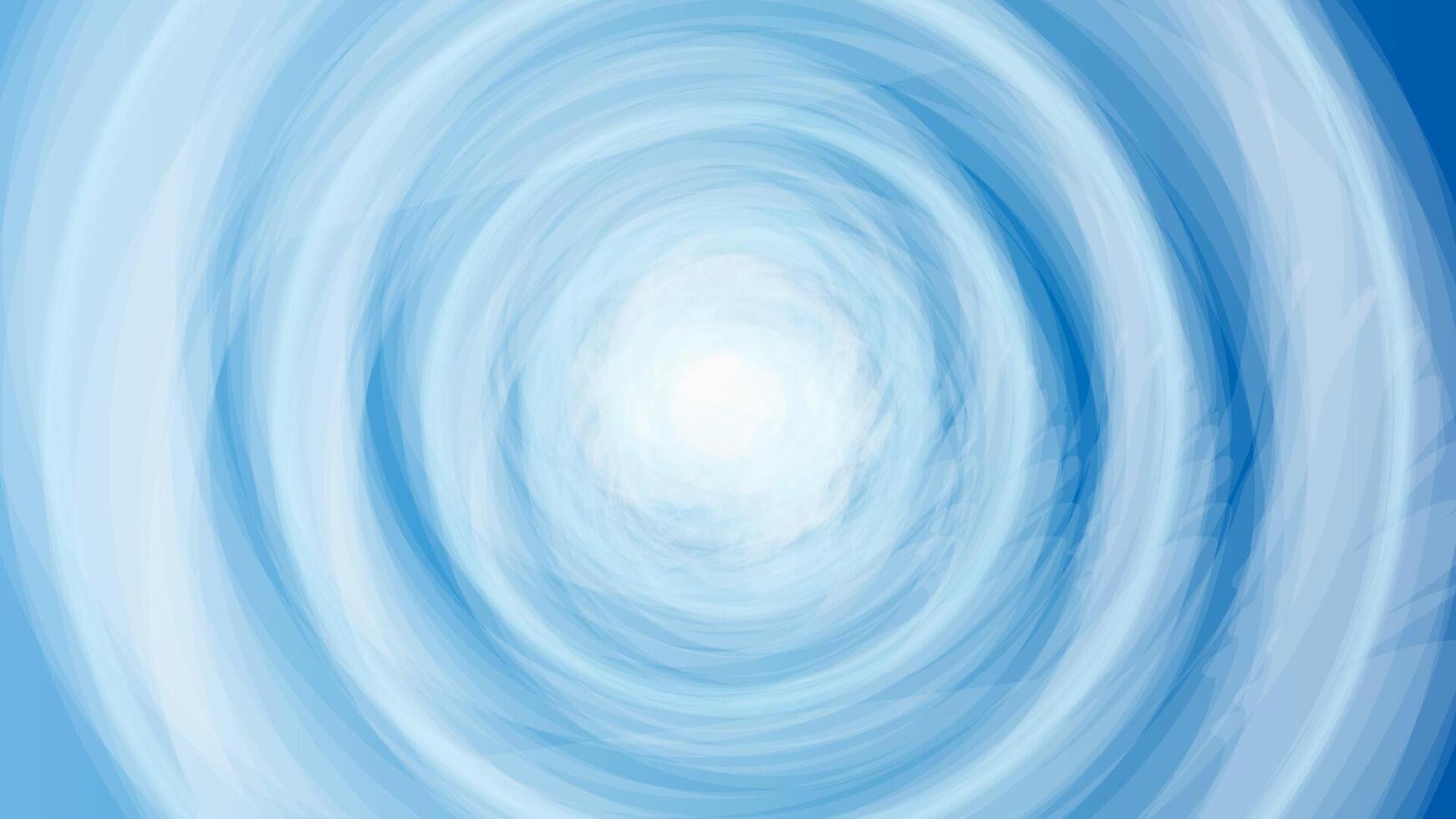 Abstract Blue Light Spiral. A calming abstract background featuring a blue light spiral, creating a sense of tranquility and depth. Perfect for serene and meditative designs. vector
